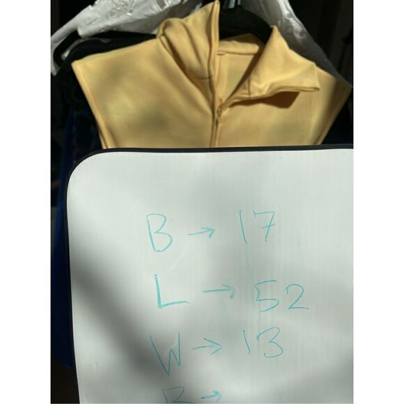 Vintage Handmade Yellow Wide Leg Zip Up Jumpsuit - Small - Picture 13 of 14